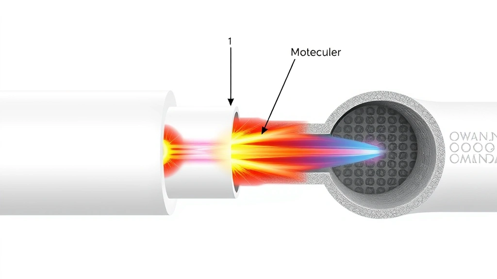 Cross-section diagram visualization showing PVC pipe and fitting bonding process with molecular fusion occurring, demonstrating chemical welding at microscopic level with clear internal bonding structure
