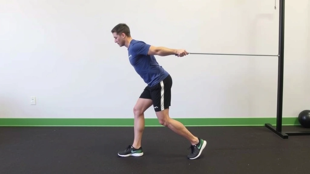 Person executing cable pull-through exercise with neutral spine, showing hip extension movement pattern in functional training setting