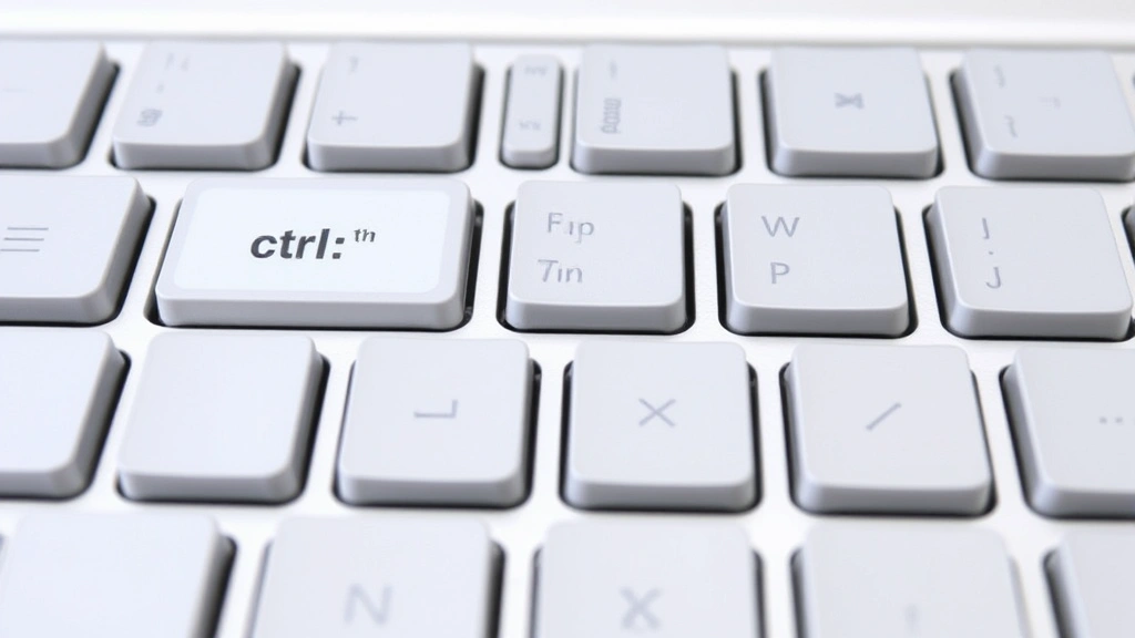 Close-up of keyboard showing Ctrl and forward slash keys highlighted for Windows keyboard shortcut to toggle ChatGPT sidebar
